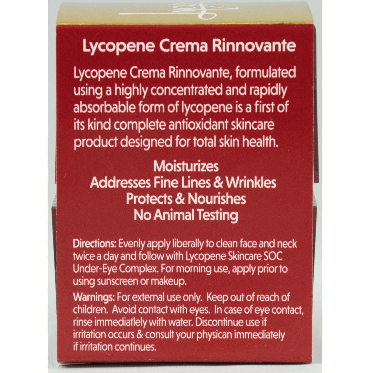 Buy 2 And Save 10% Lycopene Crema Rinnovante - Anti-Aging Cream, European Fashion Models Favorite with Astaxanthin, with 20 Natural Organic Botanicals - Save on 2 Jars