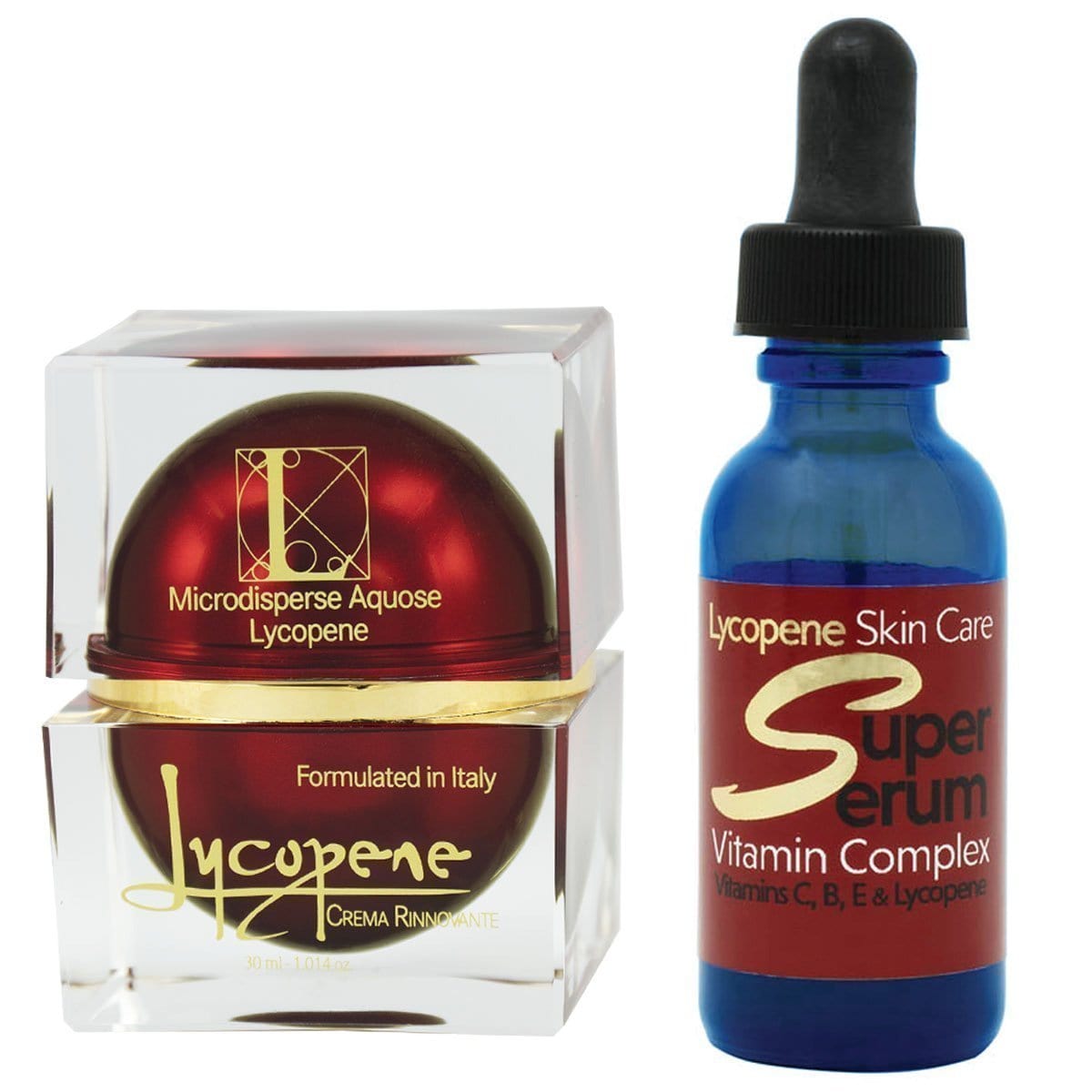 Combination of Lycopene Crema Rinnovante and Super Vitamin Serum