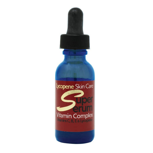 Super Serum Vitamin Complex - Vitamin C, B, E and Lycopene -15ml Blue Bottle